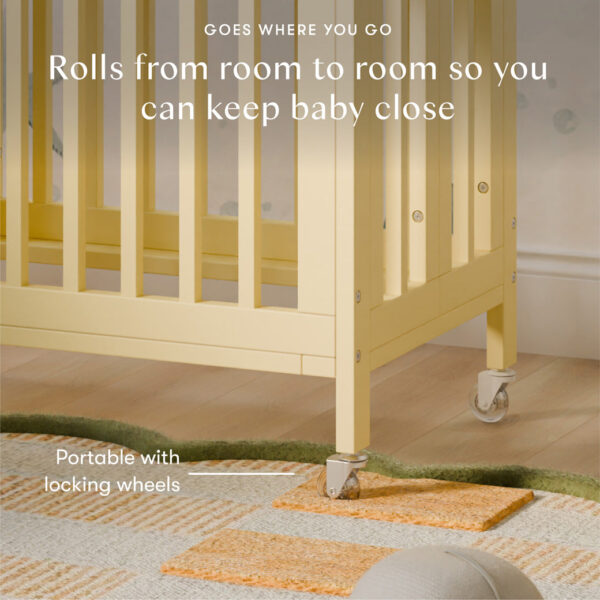 Xetch 9-in-1 Convertible Crib – Bassinet & Toddler Bed All-Stages Sleep Solution - Image 49