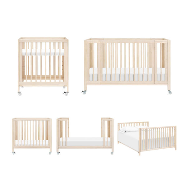 Xetch 9-in-1 Convertible Crib – Bassinet & Toddler Bed All-Stages Sleep Solution - Image 4