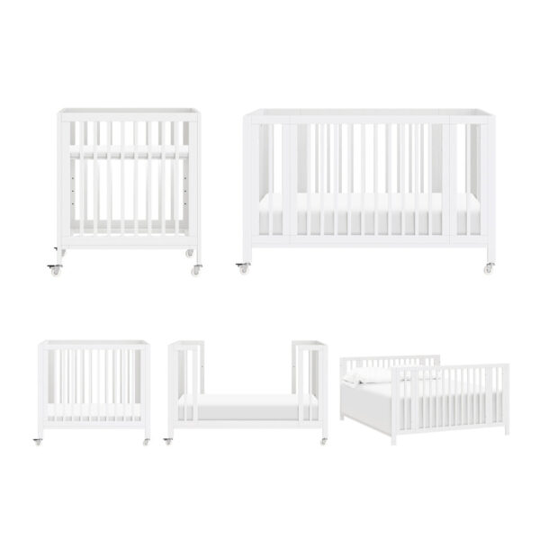 Xetch 9-in-1 Convertible Crib – Bassinet & Toddler Bed All-Stages Sleep Solution - Image 58